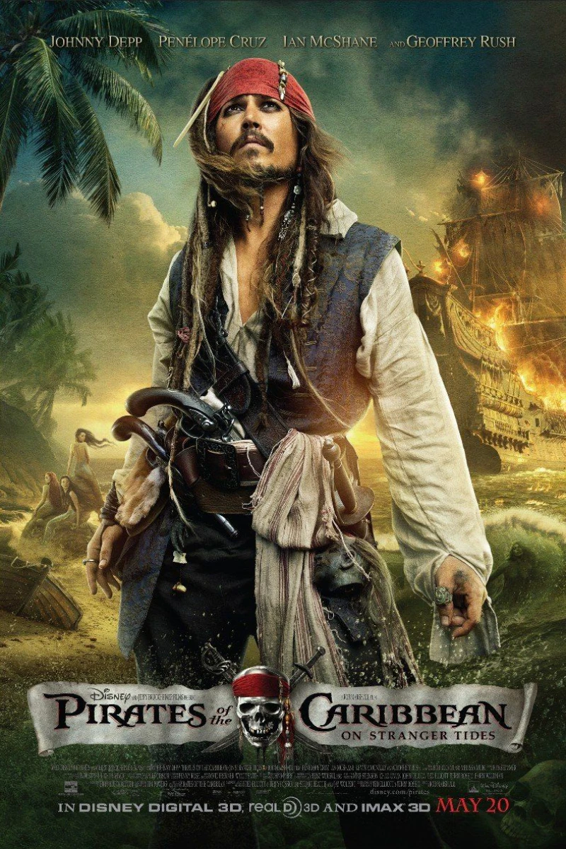 Piratas do Caribe 4 Cartaz