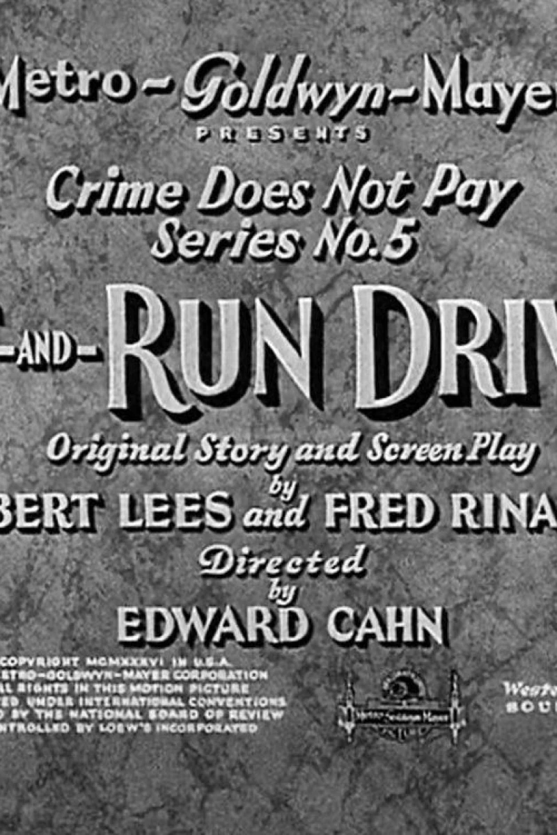 'Hit-and-Run Driver' Cartaz