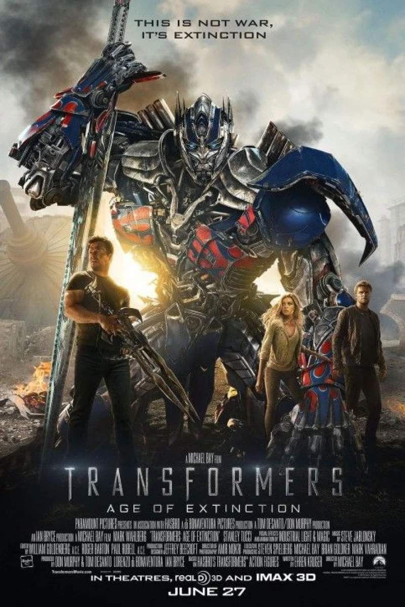 Transformers - A Era da Extinção Cartaz